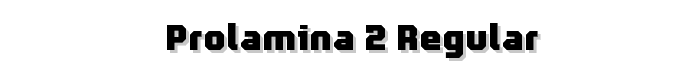 ProLamina 2 Regular font